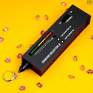 Diamond Checker Tool Electronic Kit - Gem Tester Electronic Pole Identifier Gemstone Jewelry Led Pen Tester with Case - Diamond Tester Professional Precious Metal Verifier Detector Diamond - jewelry diamond testers diamond gems tools tester metal tester gemstone tester pen