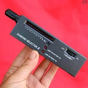 Diamond Checker Tool Electronic Kit - Gem Tester Electronic Pole Identifier Gemstone Jewelry Led Pen Tester with Case - Diamond Tester Professional Precious Metal Verifier Detector Diamond - ruby stone precious metal verifier jewelry tester white diamond led pen gemstone tester