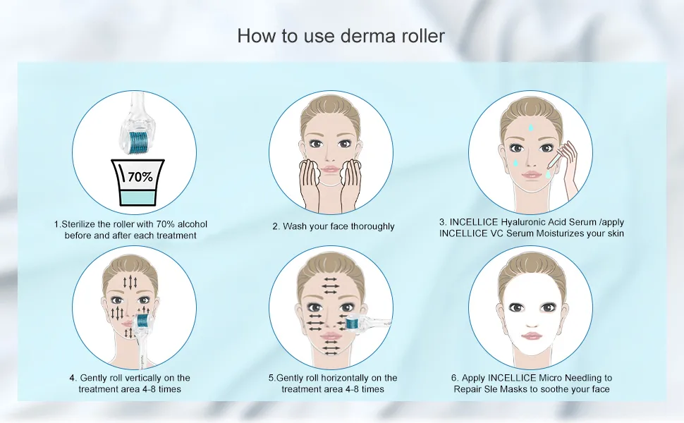 Derma Roller Beard Roller for Face Beard Growth Home Use - 540 Professional Titanium Microneedling Roller with Travel Case 0.5 - Dermaroller Derma Roller 540 Pins Kit Professional Real Titanium Microneedle Facial Skin Roller