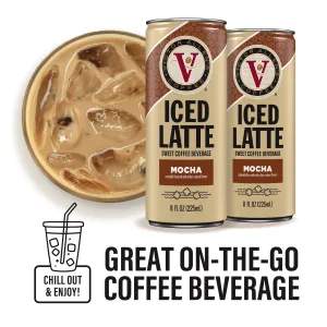 Victor Allen's Coffee Mocha Latte Ready to Drink 12 Pack - 8oz Cans Mocha 8 Fl Oz (Pack of 12) - image