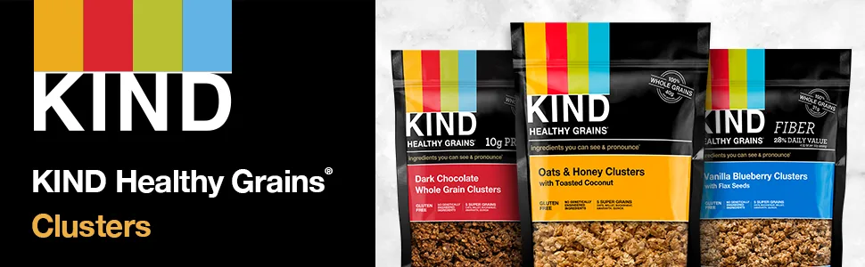 KIND Healthy Grains Clusters Cinnamon Oat with Flax Seeds Gluten Free 11 Ounce (Pack of 6) - product information 1