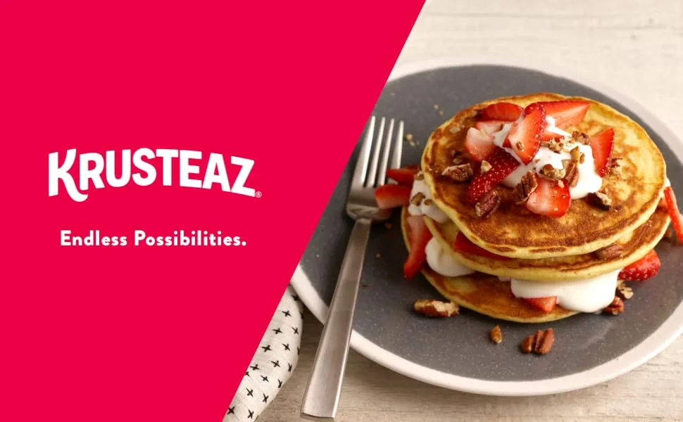 Krusteaz Protein Buttermilk Pancake and Waffle Mix 15g Protein Per Serving 20 oz Boxes (Pack of 8) - Krusteaz – Endless Possibilities