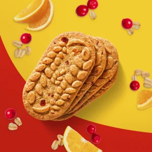 Belvita Cranberry Orange Breakfast Biscuits 6 Boxes of 5 Packs (4 Biscuits Per Pack) Cranberry Orange Biscuit - image