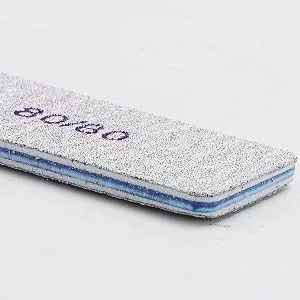25 Count 80 Grit Rectangle Nail Files for Acrylic Nails Reusable Buffering Files Double Sided Emery Boards for Nails 80 Grit (25 Count) - product information 3