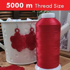 Super B Polyester Embroidery Thread 40wt Large Spool 5000m Embroidery Thread for Commercial & Domestic Machine 175 Popular Colors Machine Embroidery Thread 100% Polyester - Coral 505 Coral 505 Pack of 1 - polyester threads