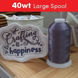 Super B Polyester Embroidery Thread 40wt Large Spool 5000m Embroidery Thread for Commercial & Domestic Machine 175 Popular Colors Machine Embroidery Thread 100% Polyester - Coral 505 Coral 505 Pack of 1 - polyester threads