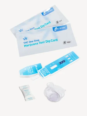 HEAL-CHECK THC One Step Marijuana Test Dip Card Urine Drug Test Kit Use for self-Testing 6 Pack with 6 Free Collection Cups - Marijuana Test