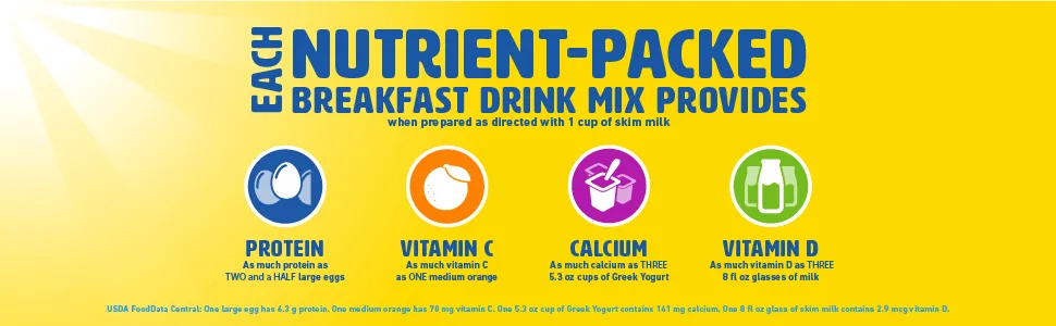 Carnation Breakfast Essentials High Protein Powder Drink Mix Rich Milk Chocolate 10 Count Box Packets (Pack of 6) (Packaging May Vary) - Carnation Breakfast Essentials