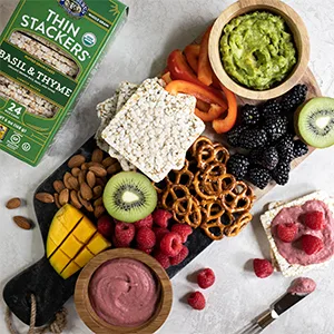 Lundberg Organic Thin Stackers Cracked Black Pepper Thin Rice Cakes Gluten-Free Vegan Healthy Snacks 6 oz (Pack of 6) - product information 6