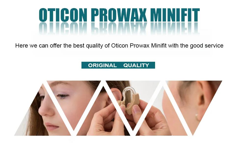 Hearing Aid Wax Guard Filters ProWax MiniFit Replacement Clear Cleaning kit Accessory for Oticon for Oticon ProWax MiniFit Replacement Wax Filters (3packs) - original
