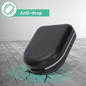 Behind The Ear Hearing Aid Case Waterproof Drop Resistance Storage Box Portable Protective Box for Storing Hearing Aids Black - product information 5
