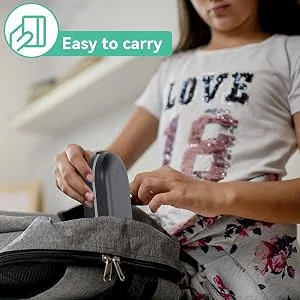 Behind The Ear Hearing Aid Case Waterproof Drop Resistance Storage Box Portable Protective Box for Storing Hearing Aids Black - product information 6