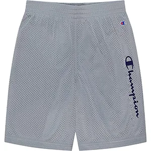 Champion Boys Script Mesh 2 Pack Basketball Shorts Black/Bozetto Blue Small - Champion Boys Script Mesh 2 Pack Basketball Shorts