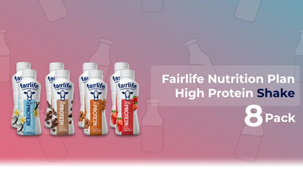 Fairlife Nutrition Plan High Protein Shake Variety Pack Sampler - 11.5 Fl Oz (8 Pack) - Fairlife Nutrition Plan High Protein Shake