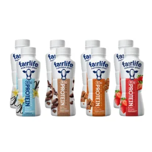Fairlife Nutrition Plan High Protein Shake Variety Pack Sampler - 11.5 Fl Oz (8 Pack) - Fairlife Nutrition Plan High Protein Shake