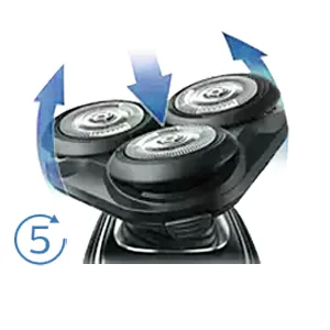 Replacement Heads 5000 Series for Philips Norelco Blades for Philips Norelco Replacement Head for Series 5000 Shavers 3-pc pack - norelco sh50 replacement heads