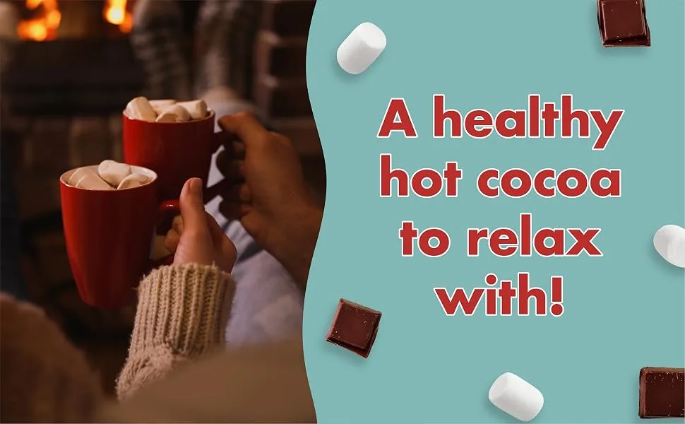 ChocZero Keto Hot Cocoa Instant Mix - Sugar Free Milk Chocolate Drink - Keto Friendly Low Carb (10 packets 7.5 oz) - Zero Sugar Added Milk Hot Cocoa