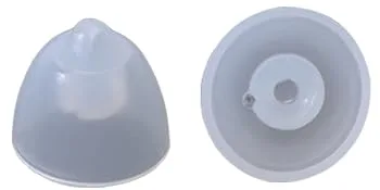 Hearing Aid Domes for Oticon Replacements Oticon Minifit Single Vent Bass Domes (8 mm/3 Pack) Universal Domes for Oticon Hearing Aid Supplies - hearing aid domes
