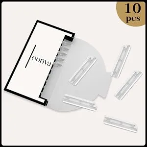 ennva Metal Razor Replacement Blades -Pack of 10 - Metal Razor Replacement Blades