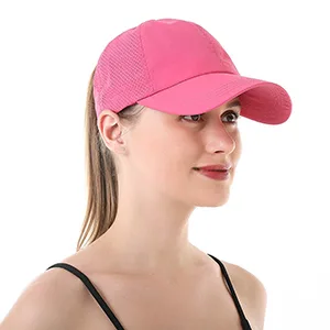 New Upgraded Womens Criss Cross Hat Ponytail Baseball Cap Adjustable High Messy Bun Ponycap Quick Drying Mesh Hats 1 Pack Black - product information 3