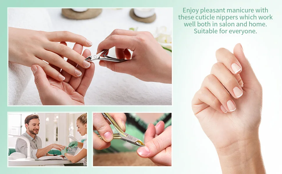 3 Packs Stainless Steel Cuticle Remover Manicure Tools Cuticle Trimmer Scissors Durable Manicure Tools Cuticle Clippers for Fingernails and Toenails (Sliver) Silver - product information 7