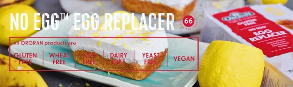 Orgran Egg Replacer | Plant Based Gluten-Free Non-GMO | Natural Egg Replacer | 7.05 OZ | Vegan Egg Substitute For Baking  - No Egg Egg Replacer