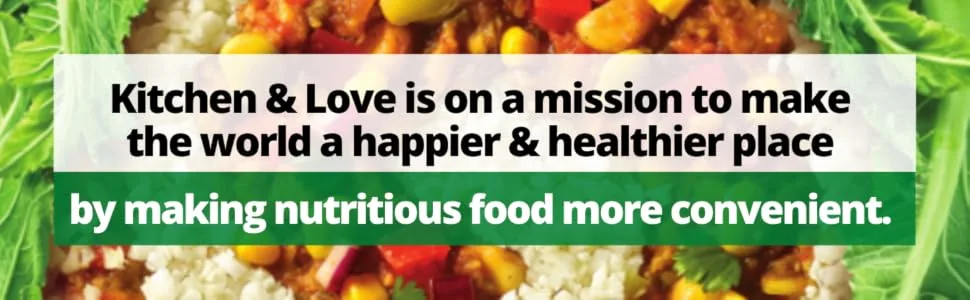 Kitchen & Love Cauliflower Peruvian Vegetable Ceviche Ready to Eat Shelf Stable Non Gmo Gluten & Dairy Free Vegan Vegetarian 7.9 Oz 6 Pack - Kitchen & Love mission world happier healthier nutritious food convenient