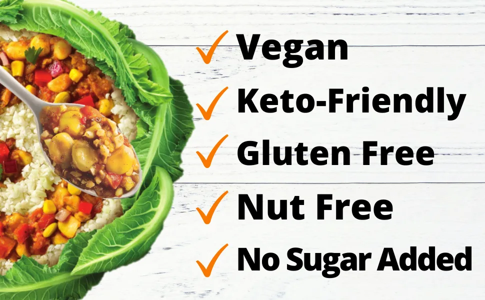Kitchen & Love Cauliflower Peruvian Vegetable Ceviche Ready to Eat Shelf Stable Non Gmo Gluten & Dairy Free Vegan Vegetarian 7.9 Oz 6 Pack - plant-based nut-free peruvian vegetable ceviche cauliflower quick meal keto-friendly dairy free