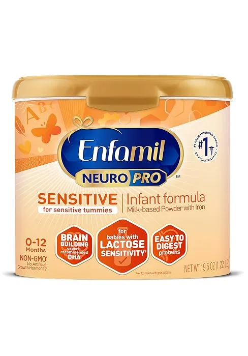 Enfamil NeuroPro - 8 Fl Oz 24 bottles Pack of 6 - Sensitive