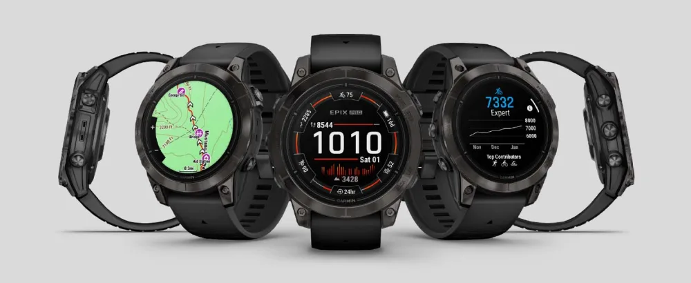 Garmin epix Pro Gen 2 High Performance Smartwatch - 47mm - Slate Gray With Black Band - Garmin epix Pro Series