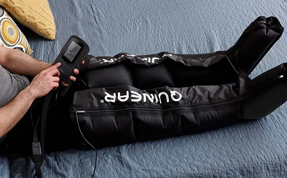 Quinear Air Compression Leg Recovery System - Large - Workout Hearder, Recover Faster