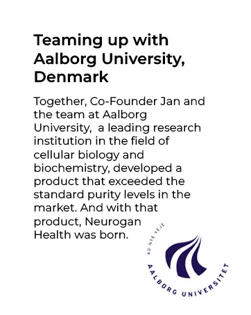 Neurogan Spermidine Drops 2400mg Maximum Strength 98% Pure - 120 Servings - Teaming up with Aalborg Univesity