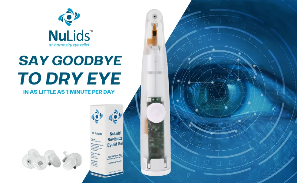 NuLids Soft Tips 30 Day Supply Disposable Single - Dry Eye Solution dry eye relief, eye drops, eye iirritation red eye drops dry eye treatment