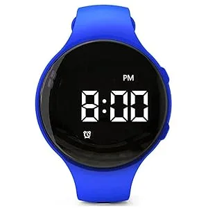 e-vibra Vibrating Alarm Watch - Black - Bright LED display
