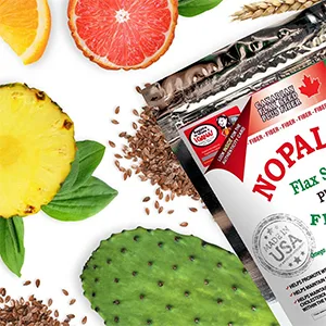 Nopalina Flax Seed Fiber Supplement 2 lb Bag - nopalina flax seed plus fiber dietary supplement