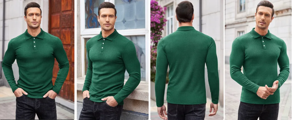 COOFANDY Men's Stretch Muscle Tshirts -  Medium - product information 19