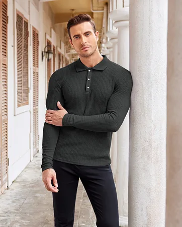 COOFANDY Men's Stretch Muscle Tshirts -  Medium - product information 2
