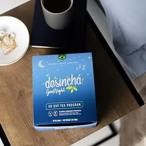 Desincha Nighttime Herbal Tea Supports Relaxation & Quality Sleep - 60 Day Supply - Desincha Night