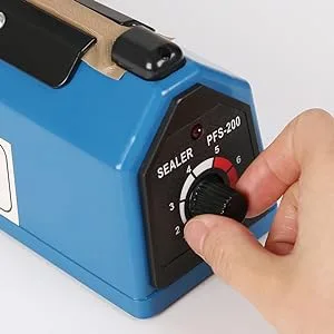 Impulse Heat Sealer Machine Manual Bags, 12 Inch, for Sealing Plastic/PE PP Bags with Extra Replace Element Grip - Vimi Sealing Machine
