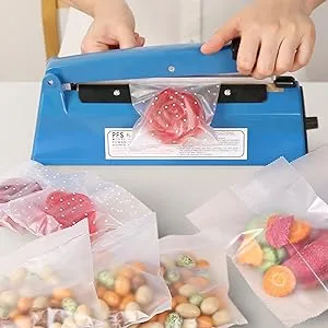 Impulse Heat Sealer Machine Manual Bags, 12 Inch, for Sealing Plastic/PE PP Bags with Extra Replace Element Grip - vimi sealing machine
