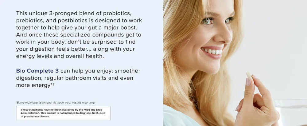 Gundry MD Bio Complete 3 - Prebiotic - dr gundry md bio complete 3 supplement for gut health