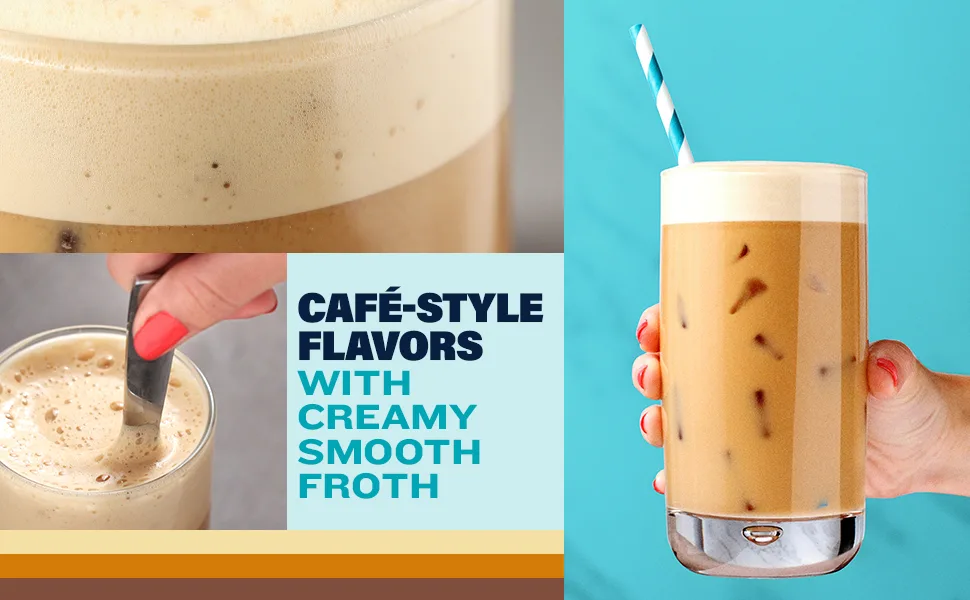 Maxwell House Powder Iced Latte Foam - Vanilla - Cafe-Style Flavors with Creamy Smooth Froth