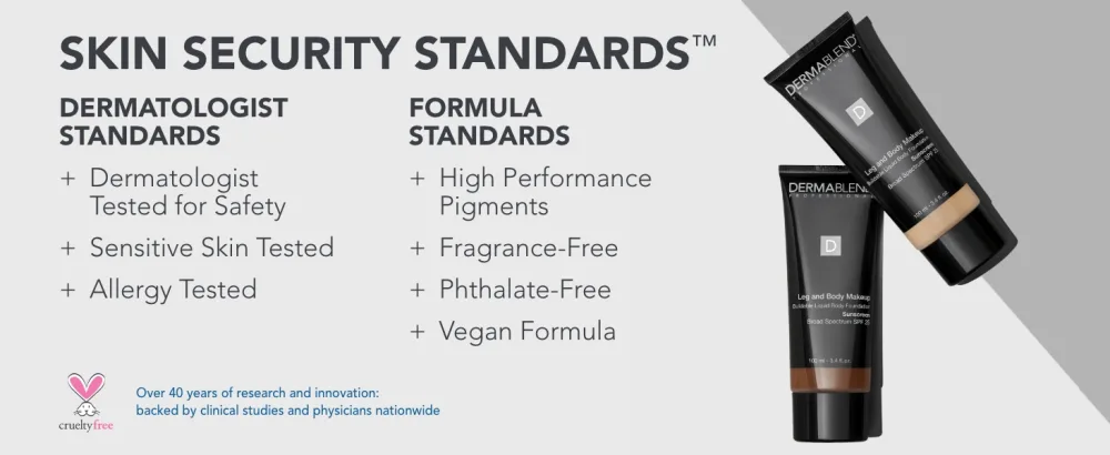 Dermablend Dermablend Leg and Body Makeup Foundation - Leg and Body Skin Security Standards