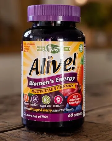 Alive! Women's Energy Multivitamins - 60 chewable Gummies - alive women