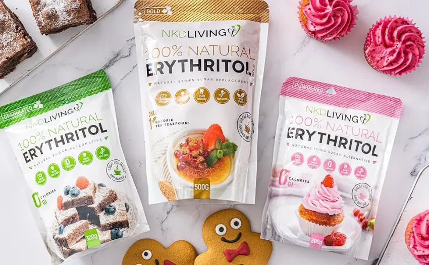 NKD Living 100% Natural Erythritol 1 Kg (2.2 lb) Granulated Zero Calorie Sugar Replacement - bvcbvcbvcbvcbvcbb