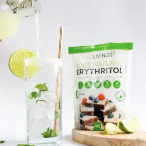 NKD Living 100% Natural Erythritol 1 Kg (2.2 lb) Granulated Zero Calorie Sugar Replacement - Erythritol