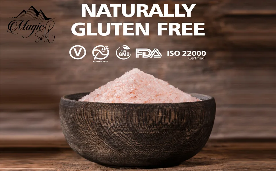 1 KG (Fine) Pure Pink Himalayan Salt Premium Quality Unrefined 100% Natural by Magic Salt  - header pink