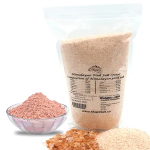 1 KG (Fine) Pure Pink Himalayan Salt Premium Quality Unrefined 100% Natural by Magic Salt  - product information 8