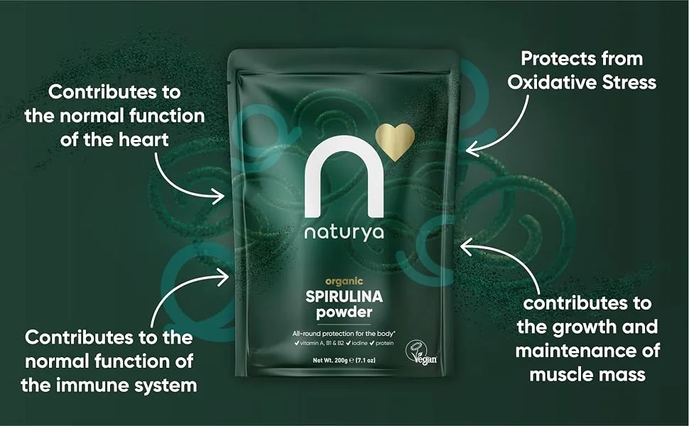 Naturya Organic Spirulina Powder 100g - spirulina powder