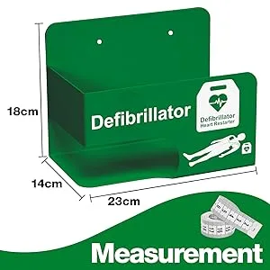 HypaGuard AED Defib Wall Bracket Empty - Defib Wall Bracket